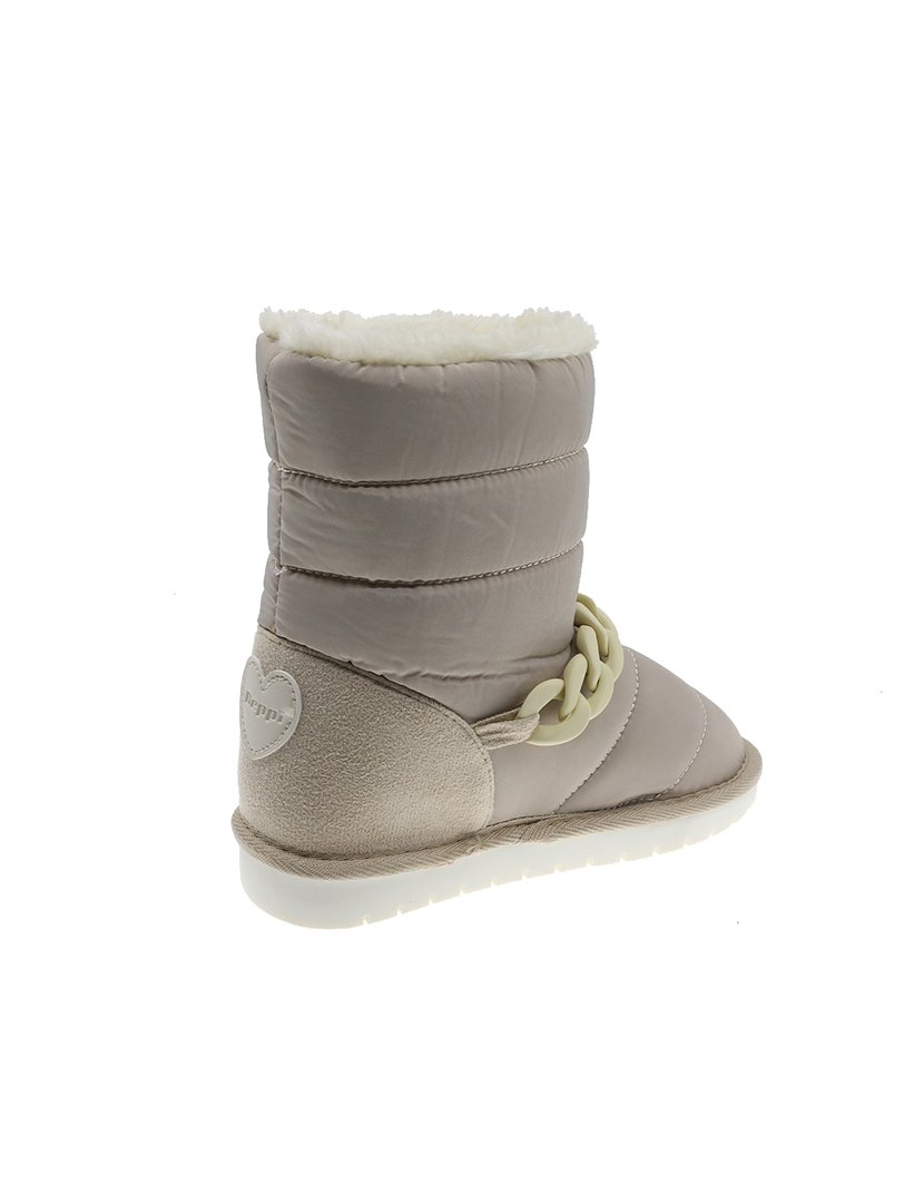 Bota Alta Juvenil Bege