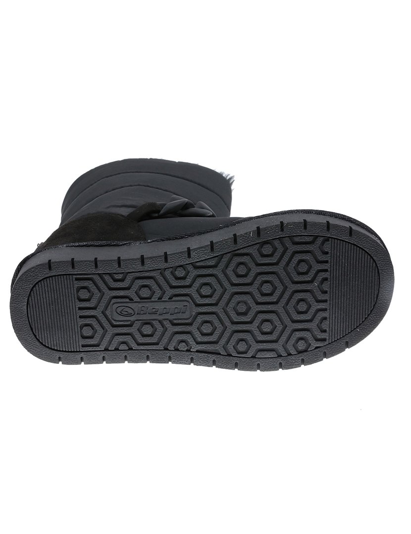 Bota Alta Juvenil Preto