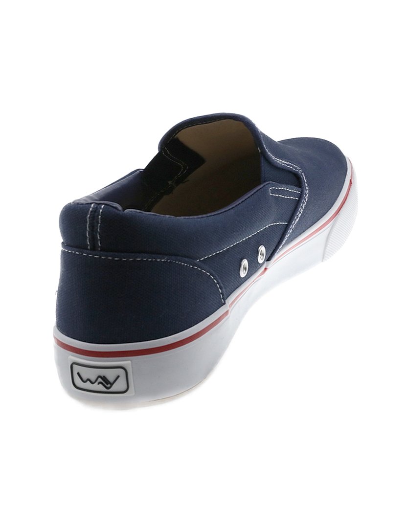 Sapato Lona Homem Azul Marinho