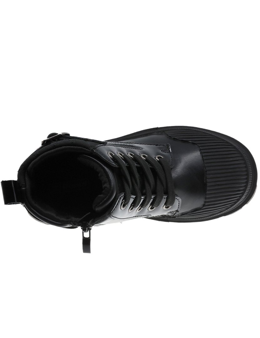 Bota Alta Criança Preto