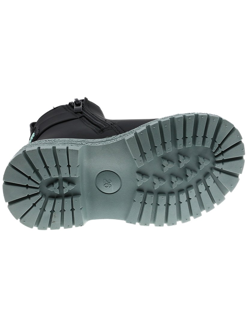 Bota Alta Criança Preto / Verde