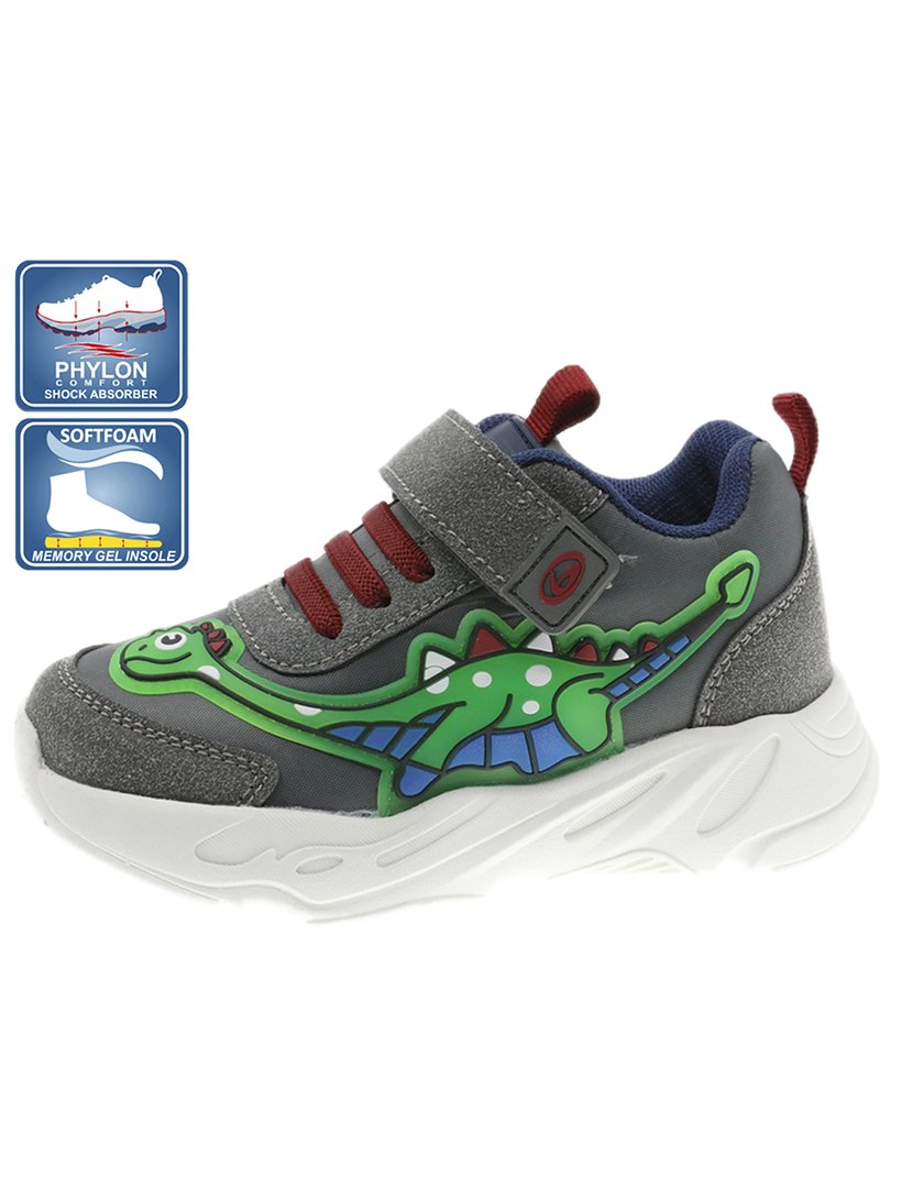 Ténis Desportivo Criança Cinza