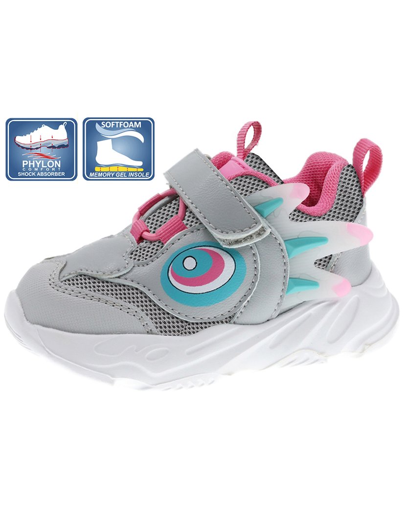 Ténis Desportivo Bebé Cinza