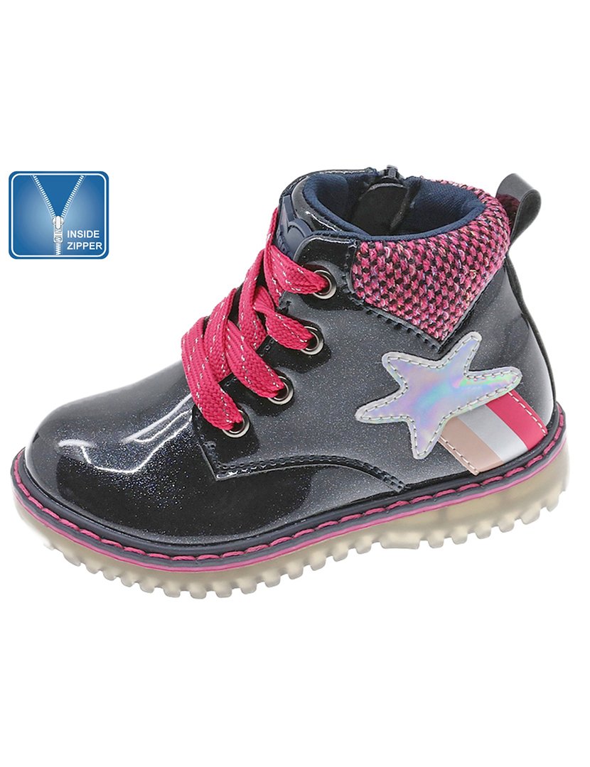 Bota Casual Bebé Azul Marinho