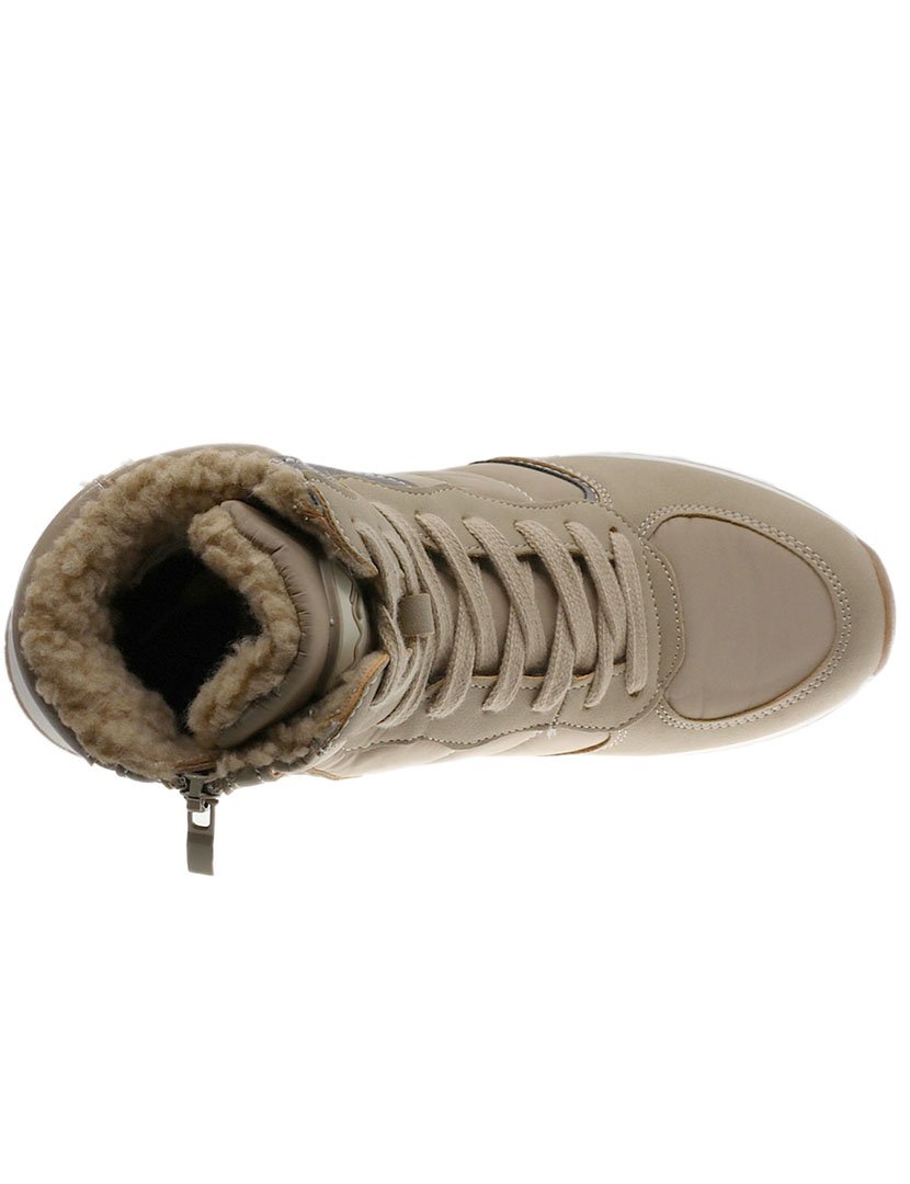 Bota Casual Senhora Bege