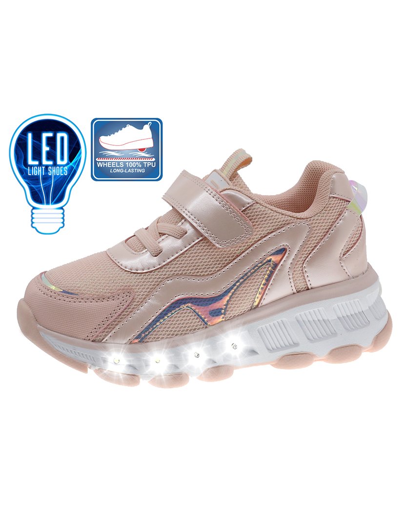 Sapatilha com Rodas Juvenil Rosa