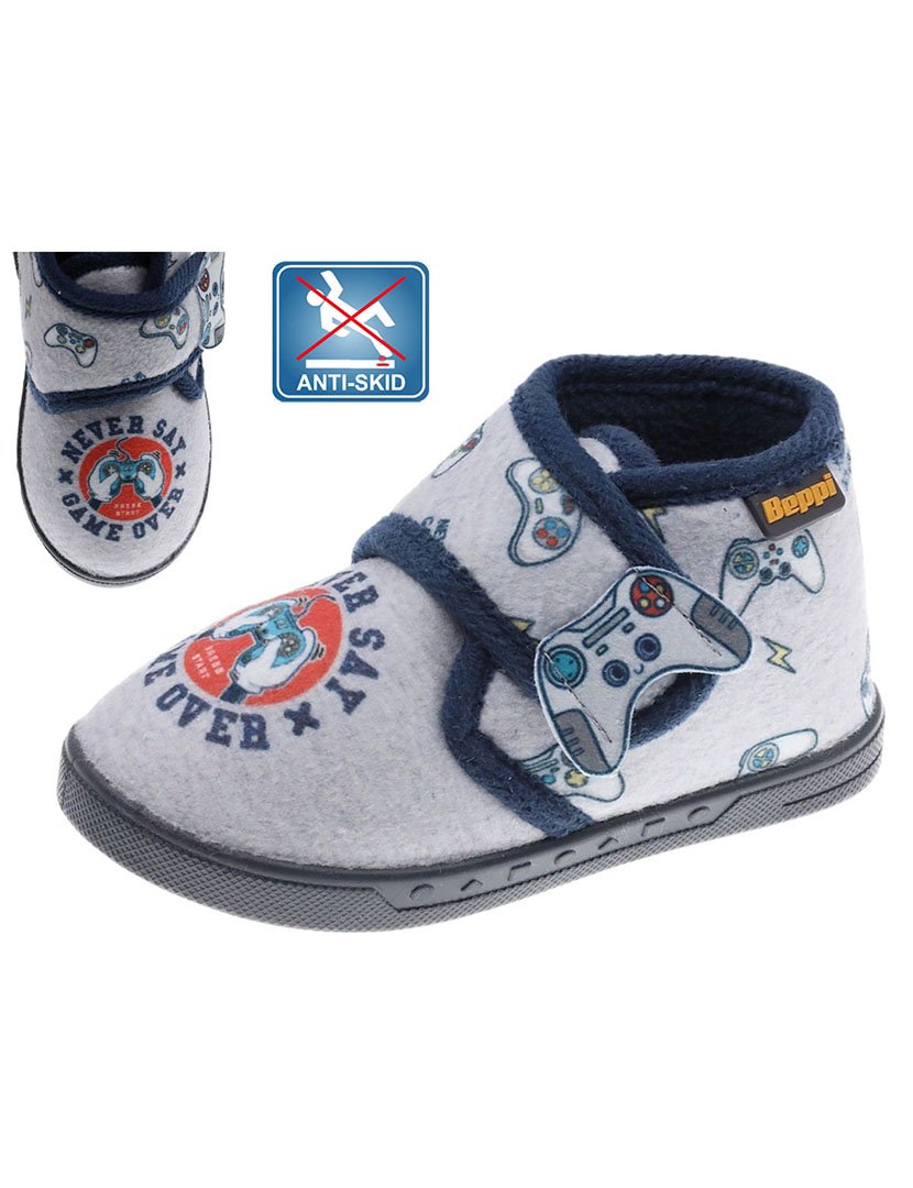 Pantufa Criança Cinza