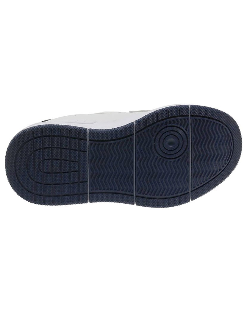 Ténis Criança Branco e Azul Marinho