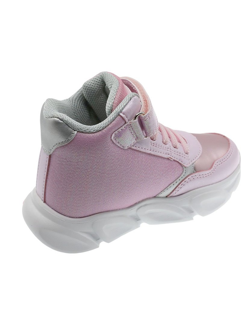 Ténis com Luzes Criança Rosa