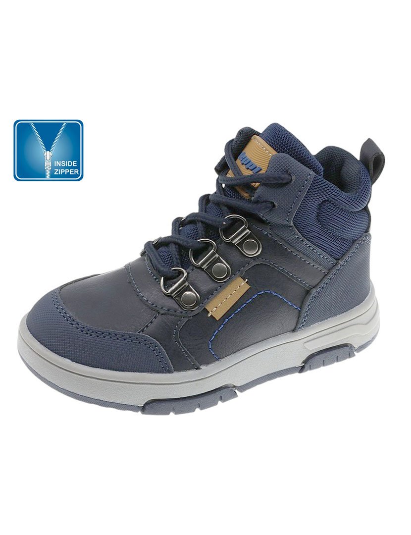 Bota Casual Criança Azul Marinho