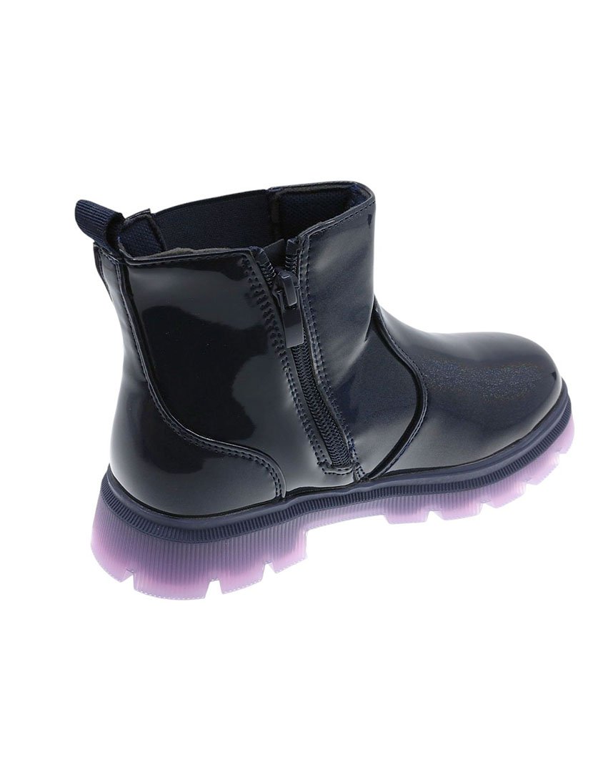 Bota Alta Juvenil Azul Marinho