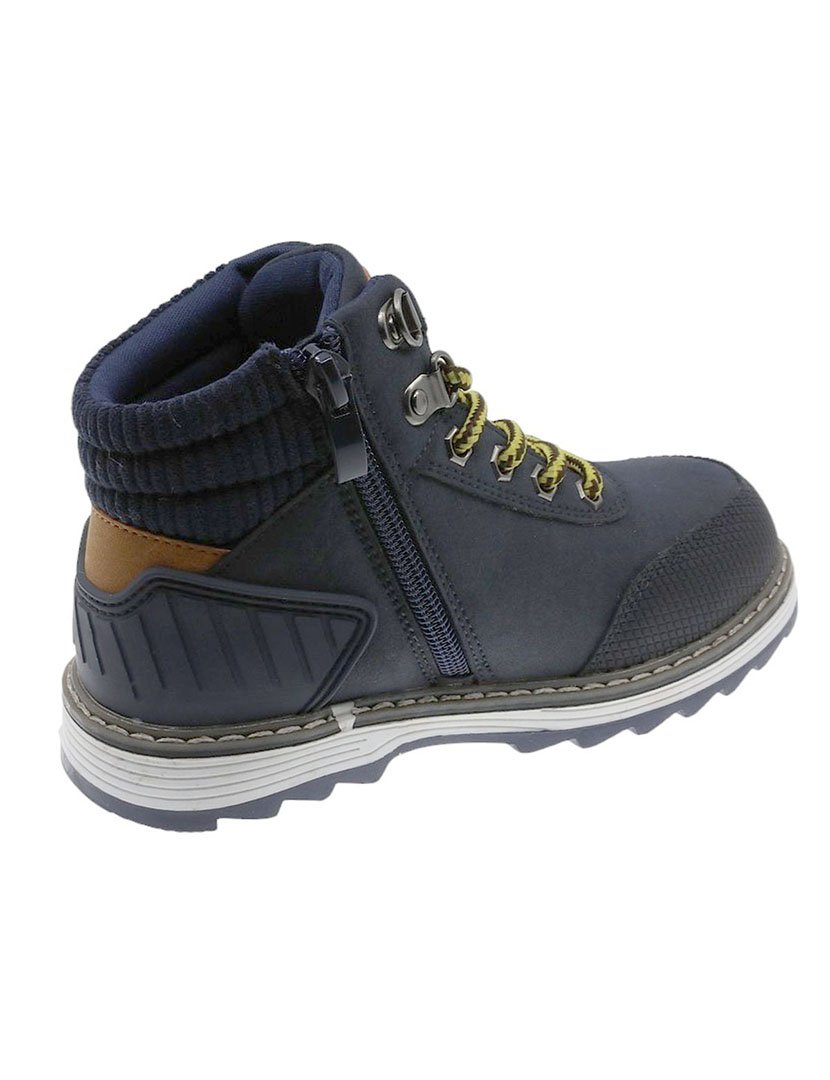 Bota Casual Juvenil Azul Marinho