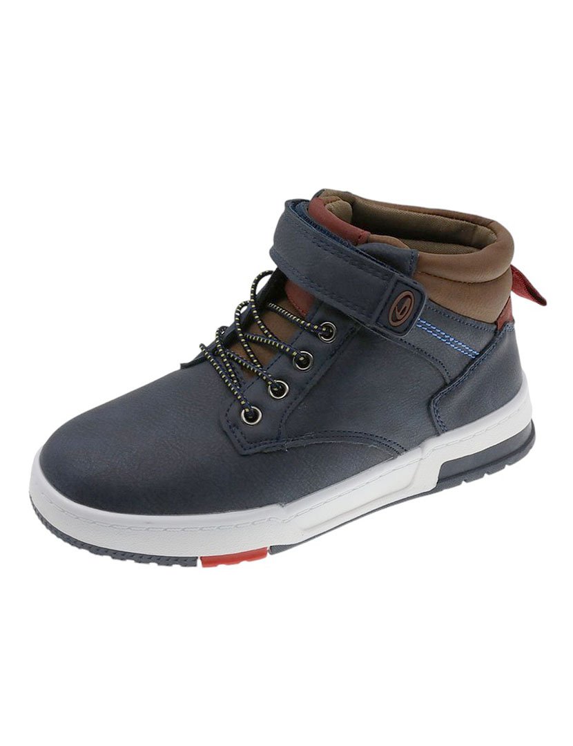 Bota Casual Juvenil Azul Marinho