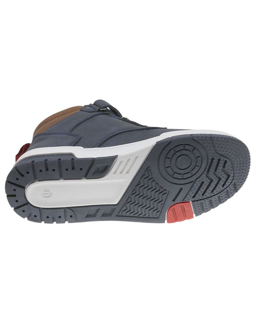 Bota Casual Juvenil Azul Marinho