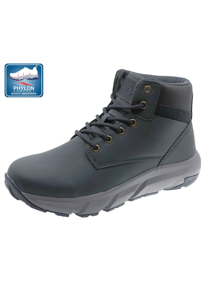 Bota Casual Homem Azul Marinho