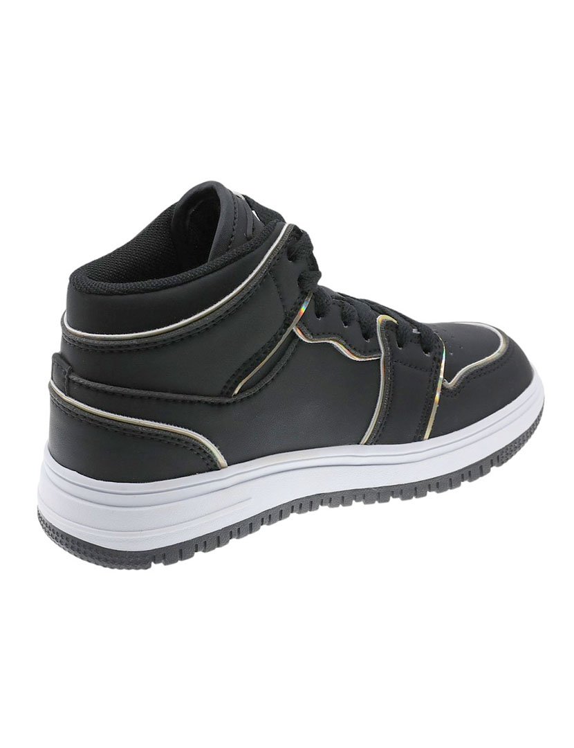 Bota Casual Desportiva Juvenil Preto