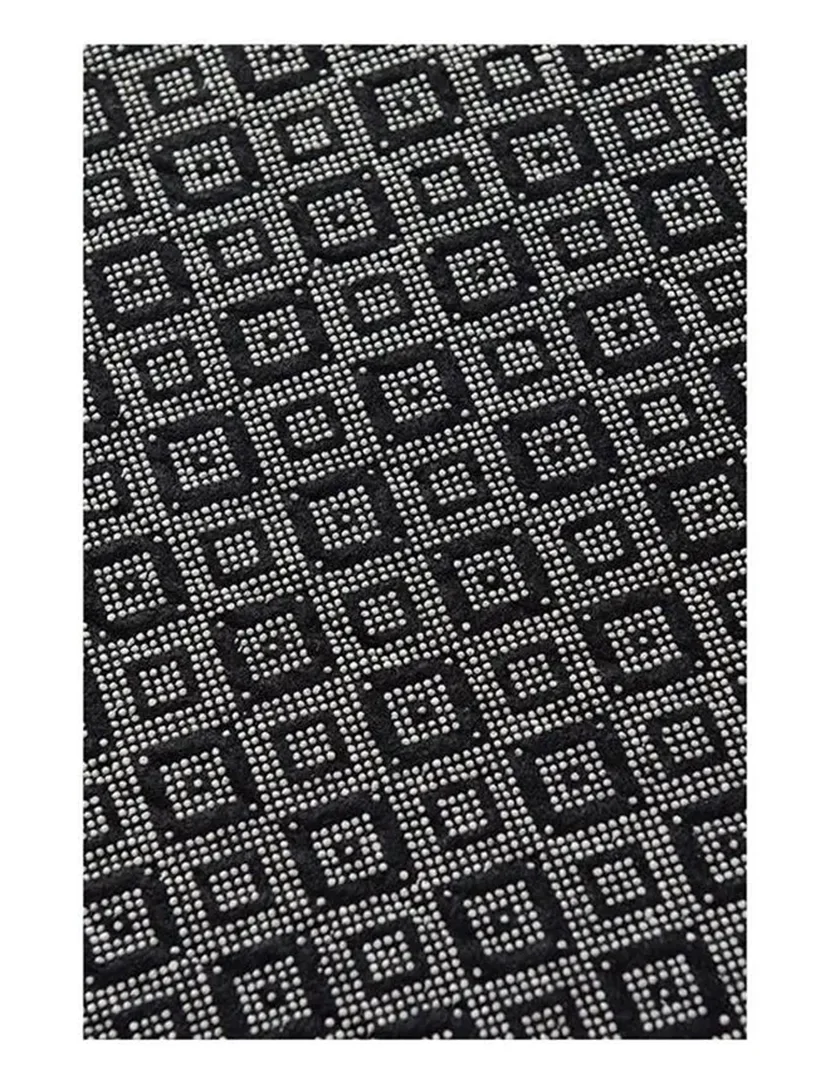Tapete LINIE 80x140cm Preto e Branco