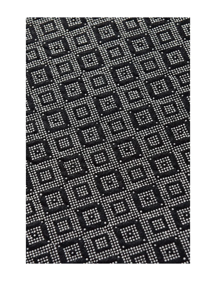 Tapete LINIE 190x140cm Preto e Branco