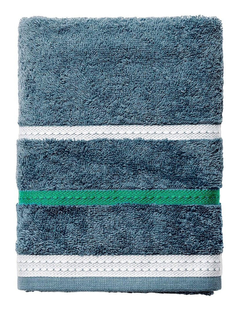 Conjunto de 5 Toalhas de Casa de Banho Azul