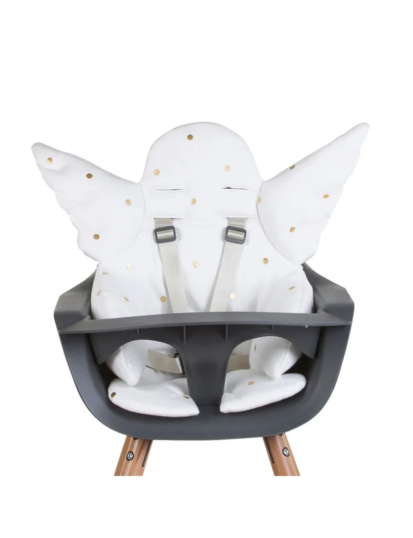 Almofada Universal Angel Wings Branco e Dourado