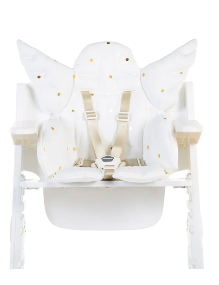 Almofada Universal Angel Wings Branco e Dourado