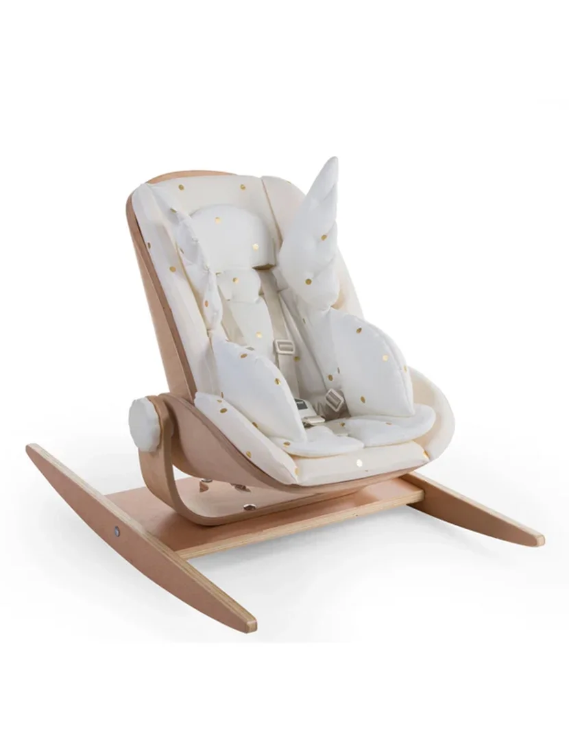 Almofada Universal Angel Wings Branco e Dourado