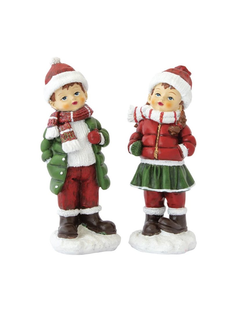 Conjunto 2 Figuras Decorativas de Natal
