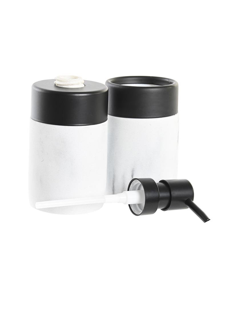 Conjunto para Casa de Banho Mármore Branco