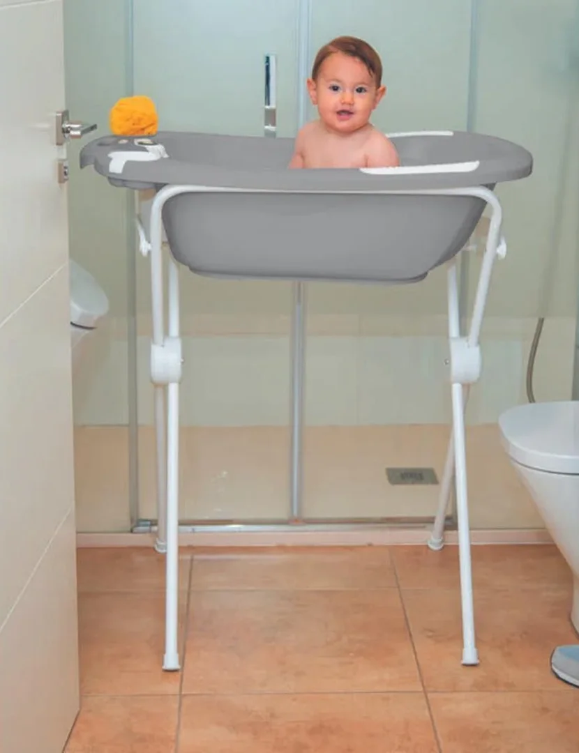 Suporte Para Banheira Bebé Branco