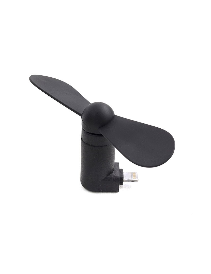 Ventoinha Portátil Para Telemóvel Preto