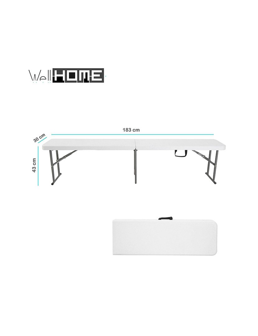 Banco Dobrável 183x30x43cm