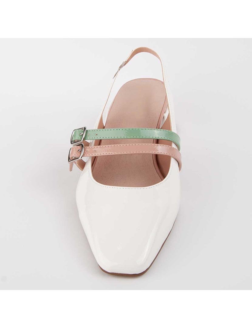 Sapatos de Salto Branco