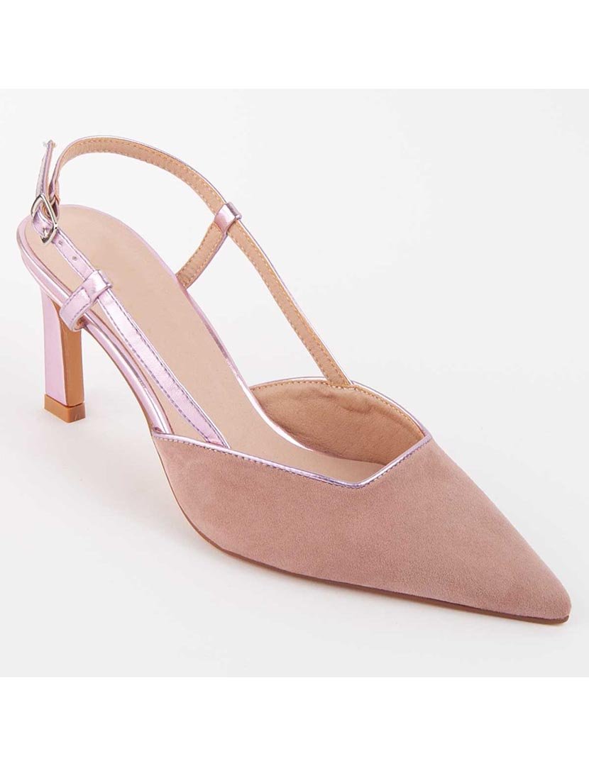 Sapatos de Salto Rosa