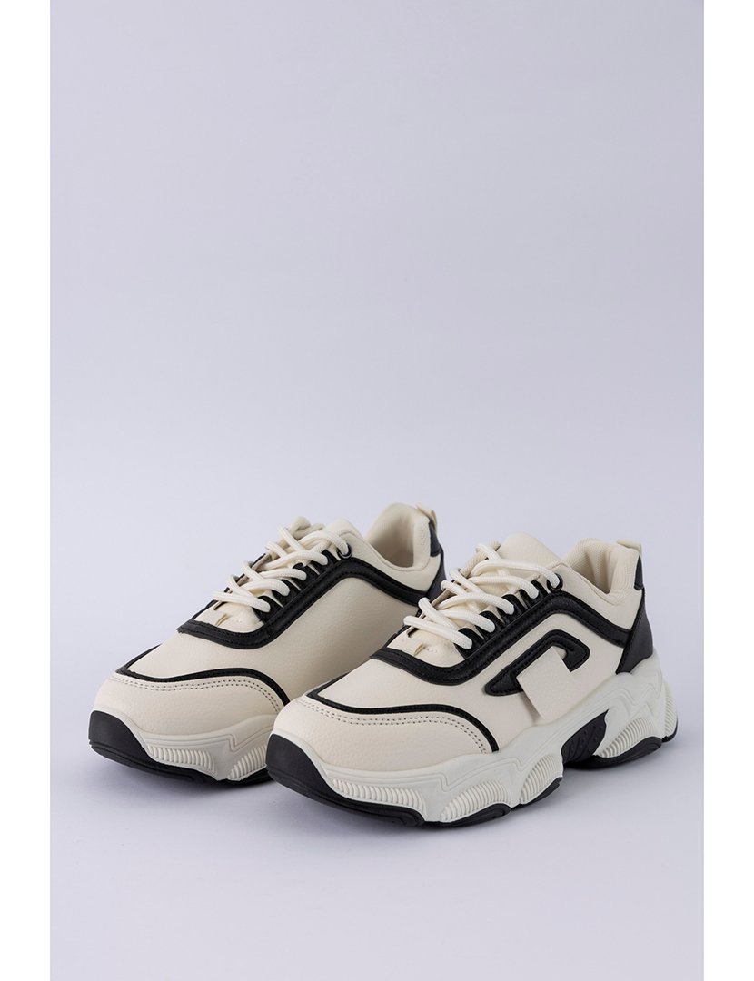 Ténis Senhora Branco e Preto