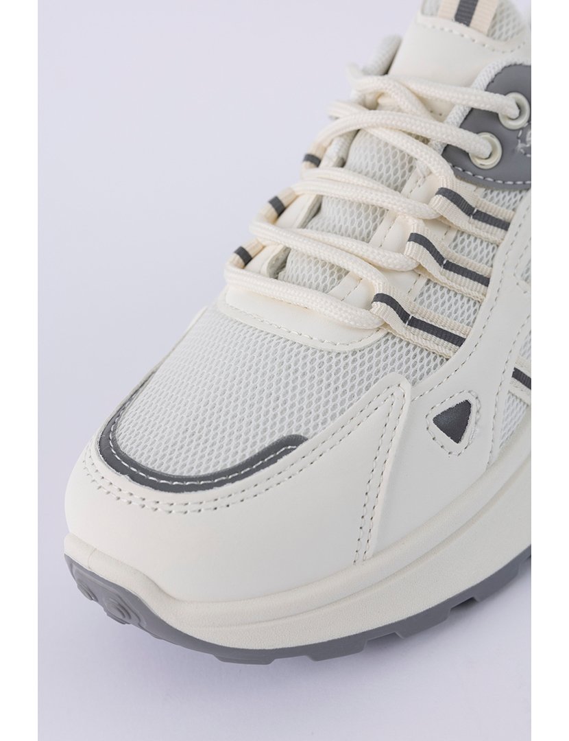 Ténis Senhora Branco e Cinzento