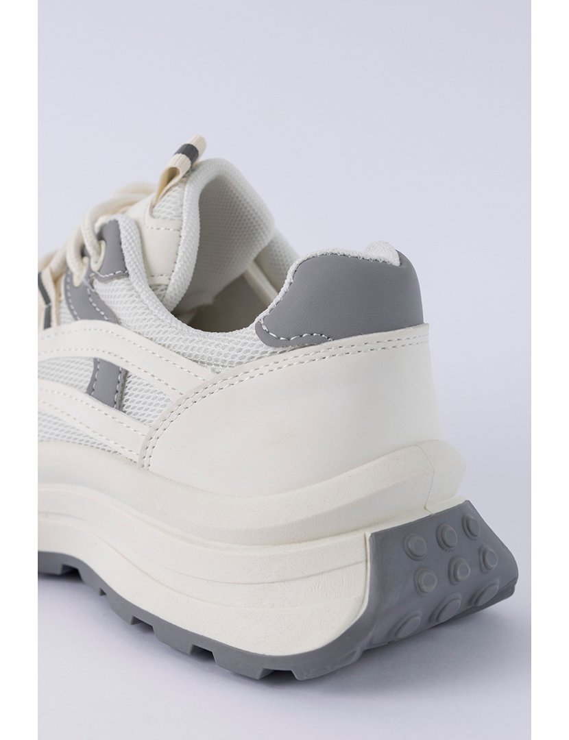 Ténis Senhora Branco e Cinzento