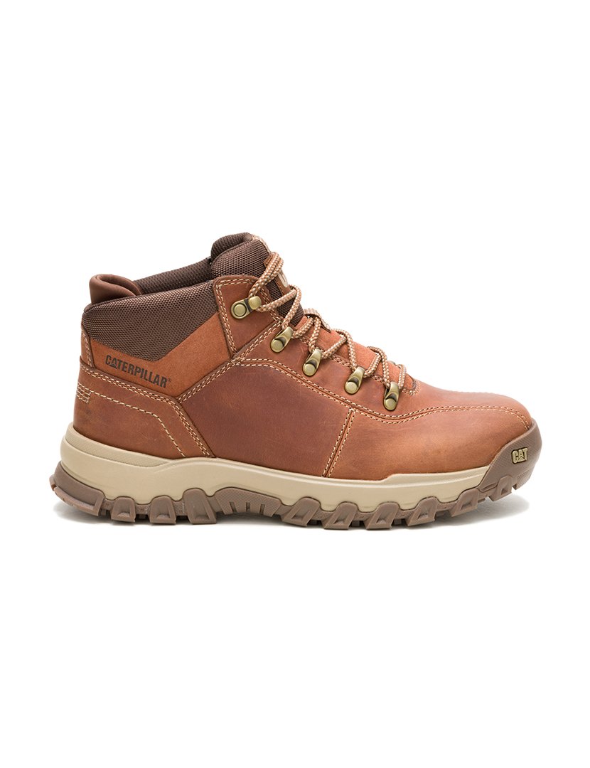 Botins Homem Threshold Rebound Trek Couro Castanho