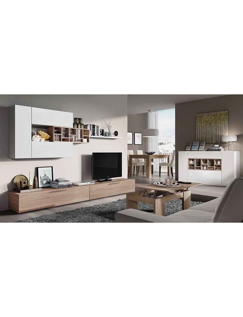 Mesa Centro Flow Carvalho