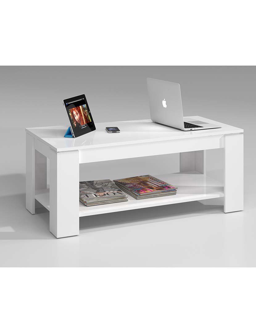 Mesa Centro Flow Branco