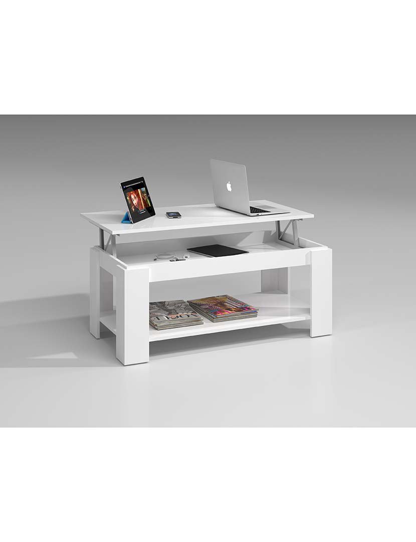 Mesa Centro Flow Branco