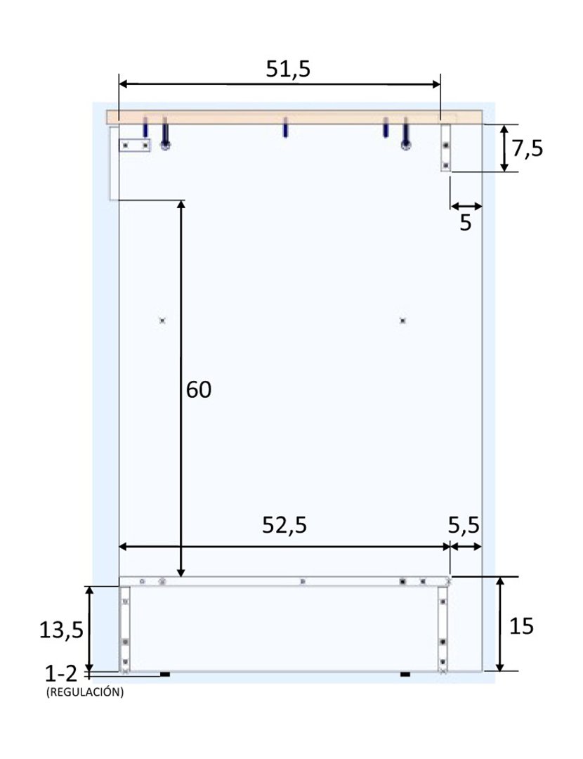 Módulo Cozinha Kira Forno 60 cm