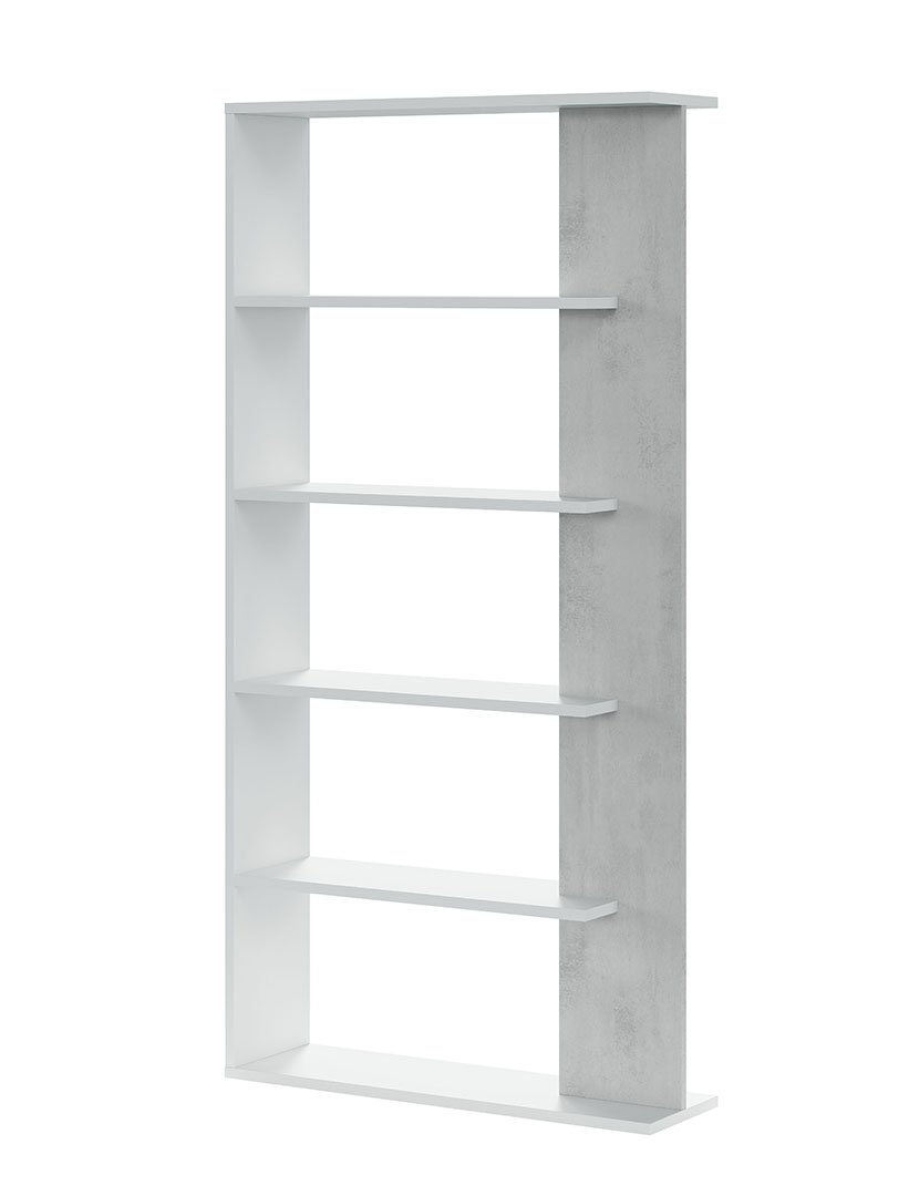 Estante Loras Branco/Cinza