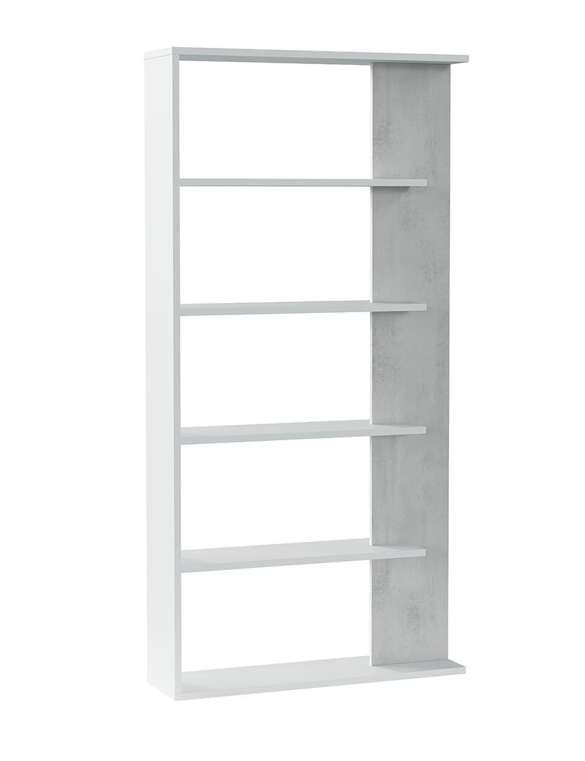 Estante Loras Branco/Cinza