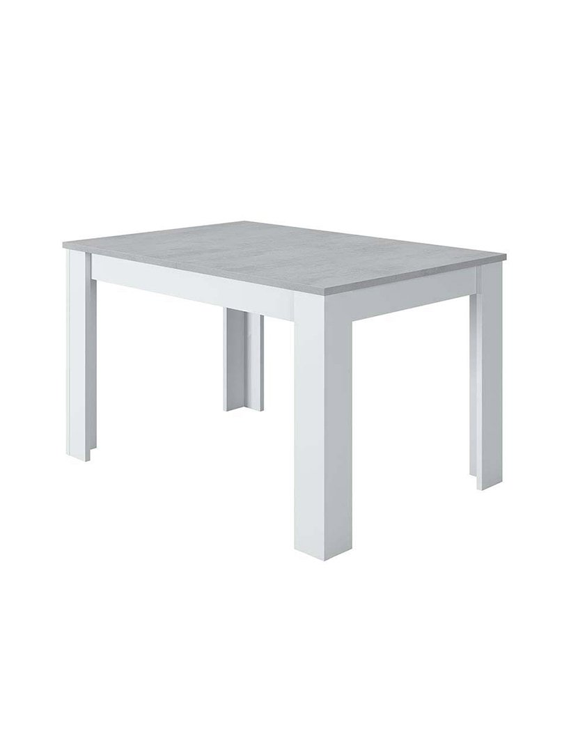 Mesa Refeição Extensível Practico Cinza/Branco