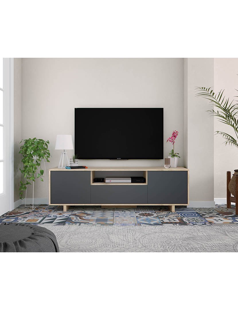 Móvel TV Zaida Carvalho/Antracite