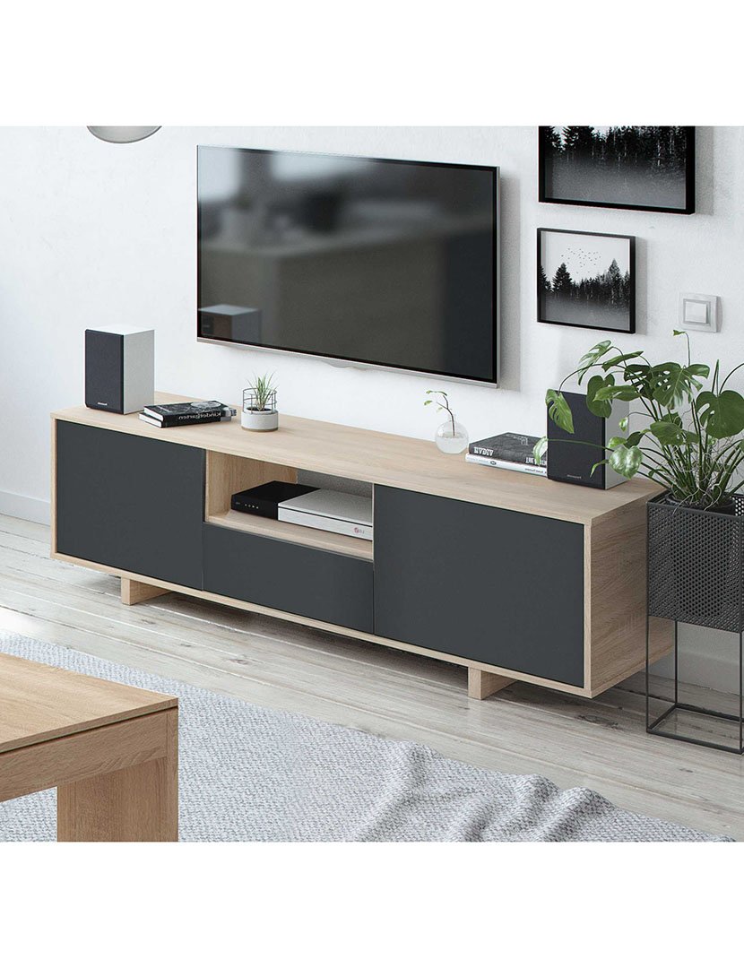 Móvel TV Zaida Carvalho/Antracite