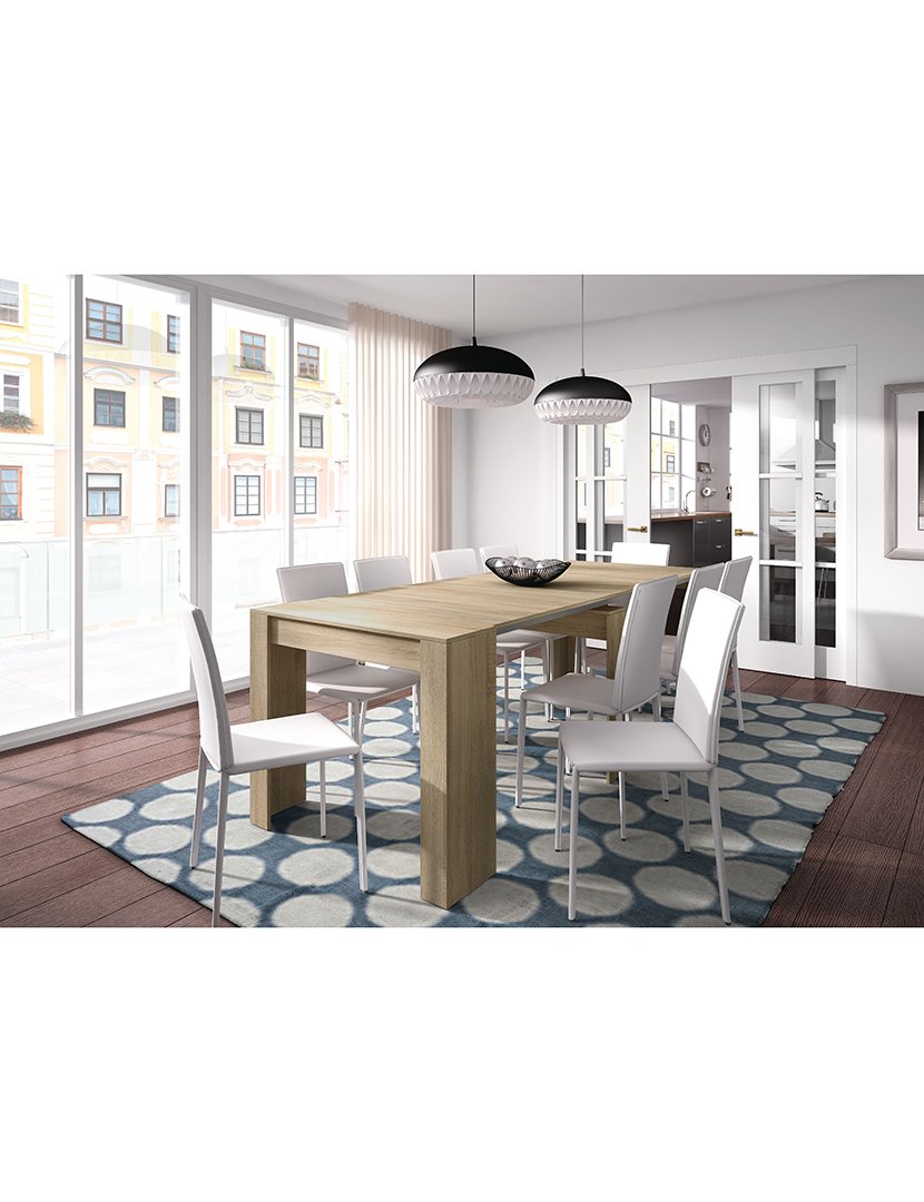 Mesa Refeição Funzionale Extensível Carvalho