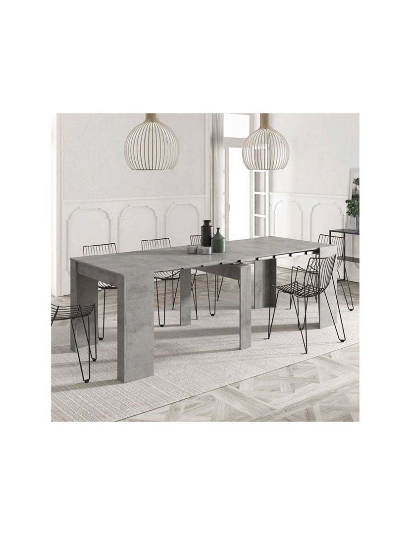 Mesa Refeição Funzionale Extensível Cinza