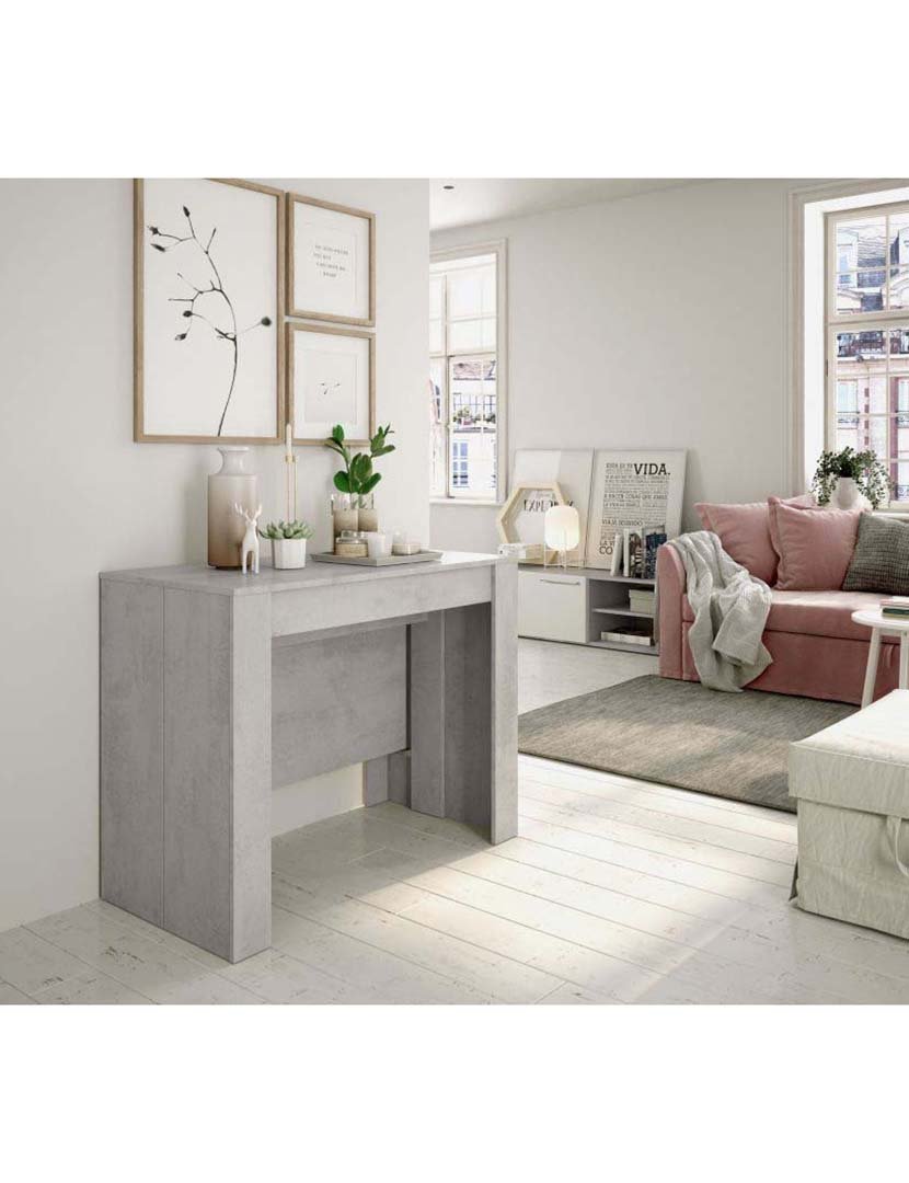 Mesa Refeição Funzionale Extensível Cinza