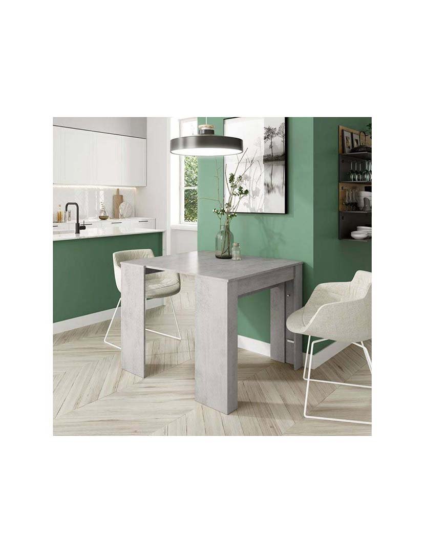 Mesa Refeição Funzionale Extensível Cinza